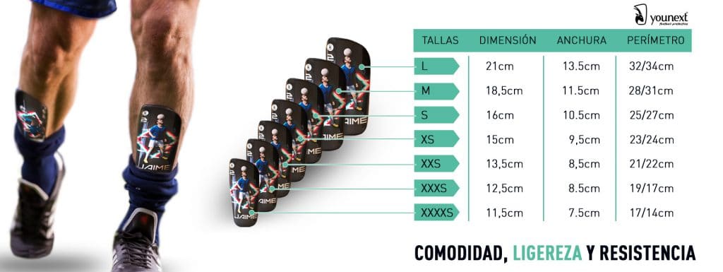 intervalo competencia Abolido Espinilleras Personalizadas y A Medida | Younext